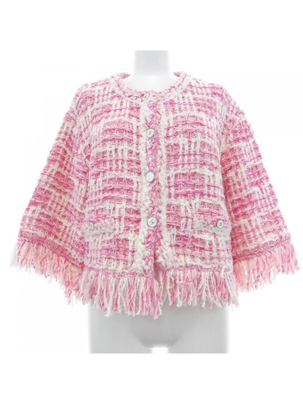 Chanel Collarless Jacket Pink